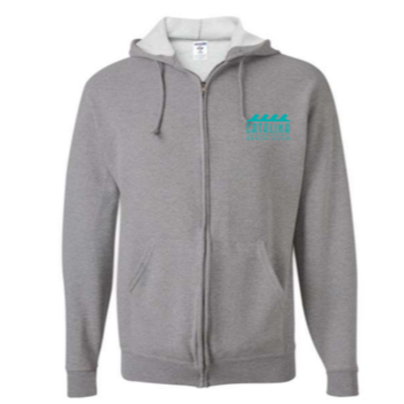 Catalina Oxford Grey Full Zip Sweatshirt Main Image